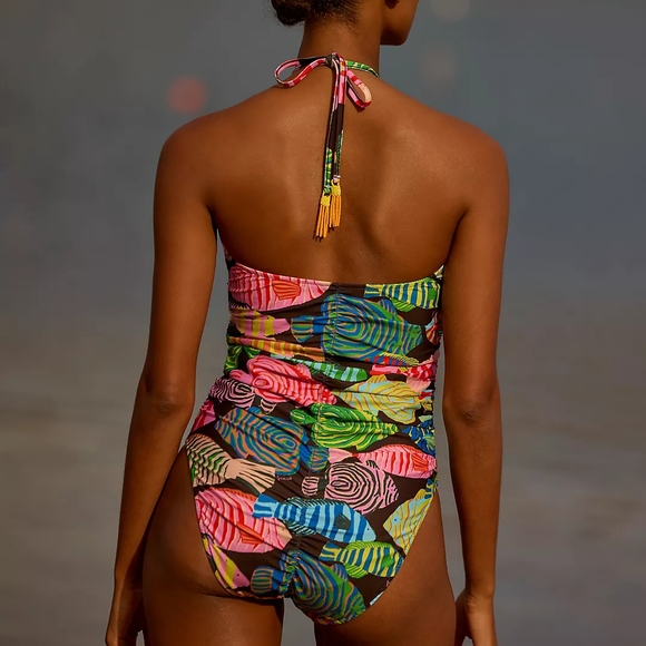 Farm Rio Fish Swimsuit - Picture 2 of 6